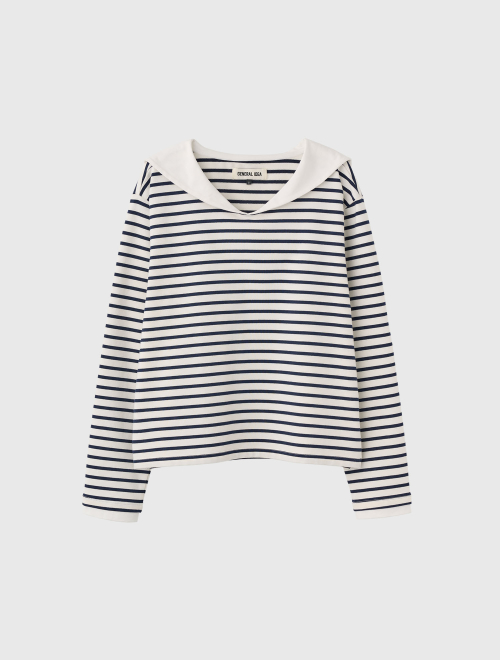 Лонгслив в полоску Sailor [NAVY] / WBE1L01515