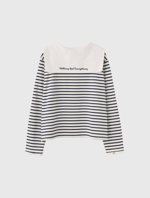Лонгслив в полоску Sailor [NAVY] / WBE1L01515