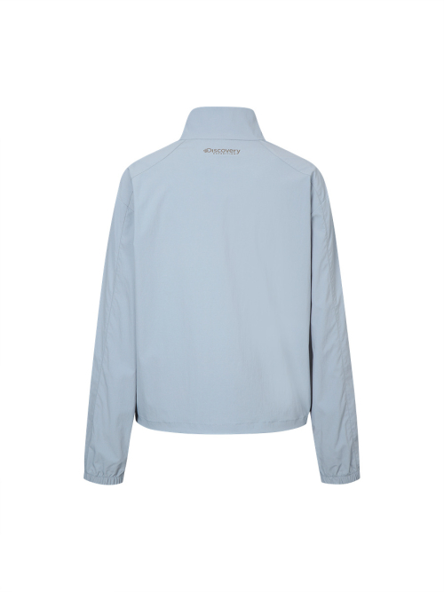 Женская легкая куртка semi-overfit (L. SKY BLUE)