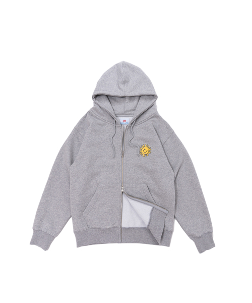 Худи на молнии Peace Again (Sports Gray)