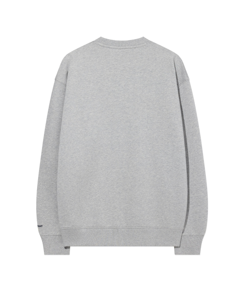 C Logo Sweatshirt Melange Gray thumbnail 3