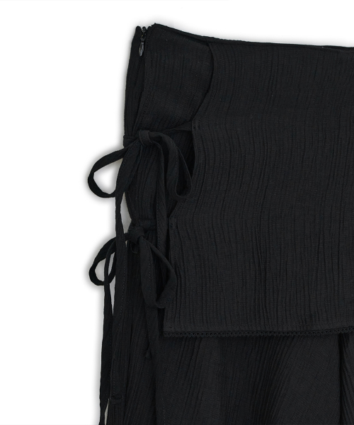 Брюки с юбкой (Black)