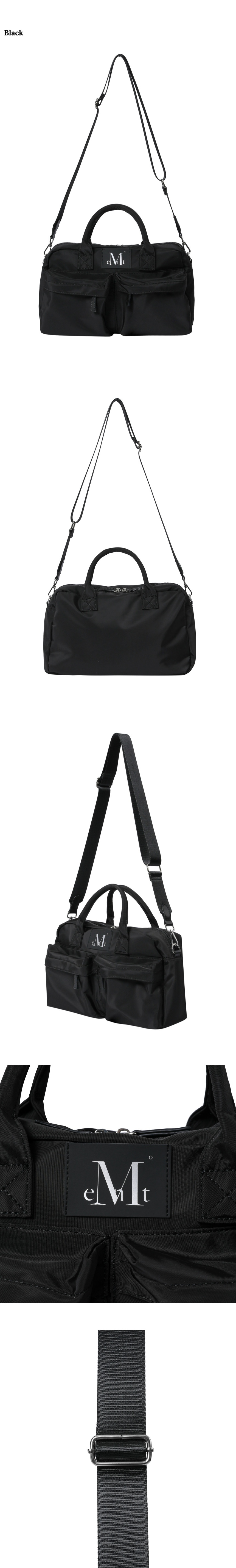 ◆MUCENT◆ Letty Signature 3-Way Double Pocket Crossbody Bag MUSINSA | MUCENT Letty Signature 3-Way Double Pocket