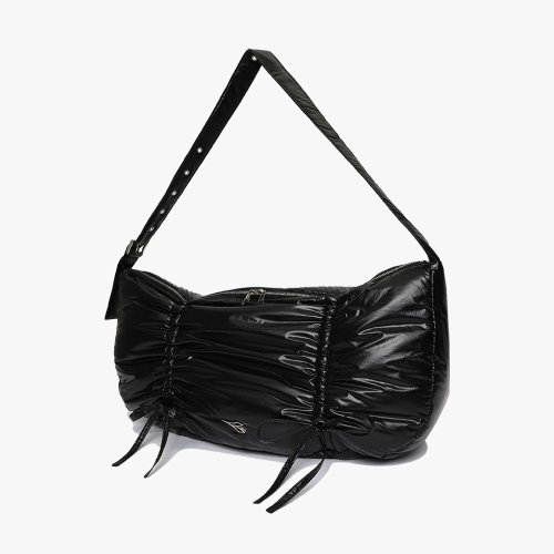 Блестящая сумка кросс-боди BLACK