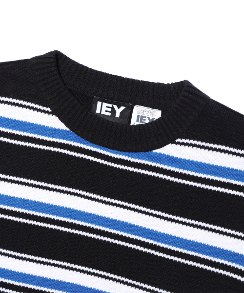 MULTI STRIPE KNIT Blue