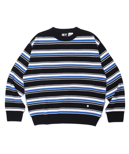 MULTI STRIPE KNIT Blue