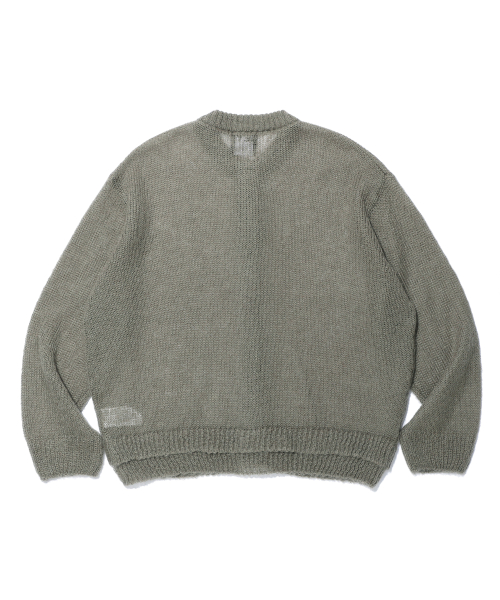 WEB DOUBLE-RIB CARDIGAN Khaki