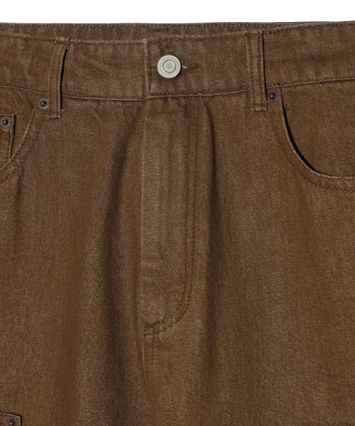 MAC FLARE DENIM PANTS Brown