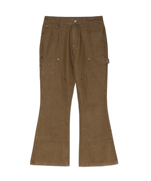 MAC FLARE DENIM PANTS Brown