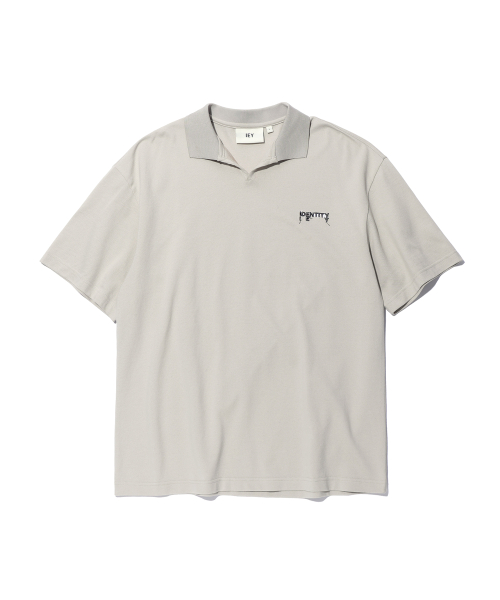 OPEN LOGO POLO Beige