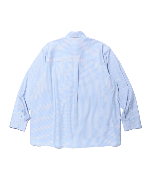 DOUBLE BUTTON WIDE SHIRTS Blue