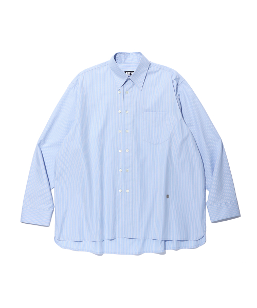 DOUBLE BUTTON WIDE SHIRTS Blue
