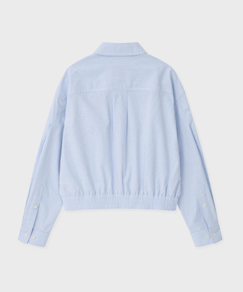 Бомбер с воротником SKY BLUE