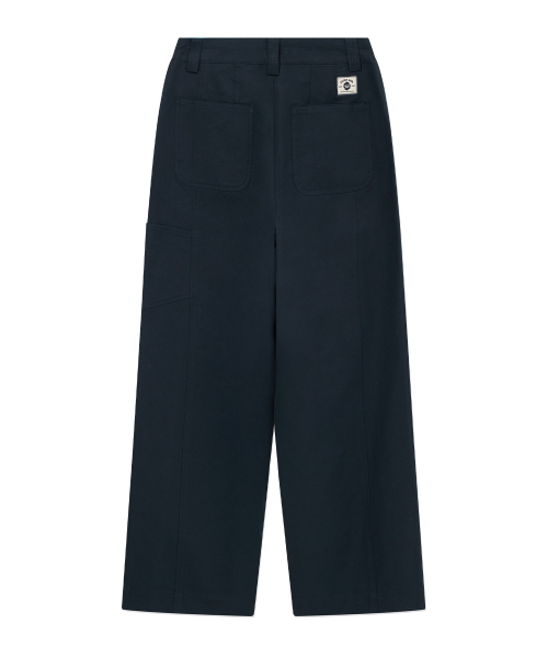 Женские прямые хлопковые брюки Navy