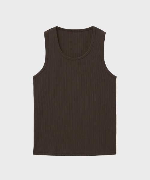 Майка в рубчик (Brown)
