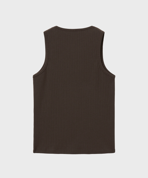Майка в рубчик (Brown)