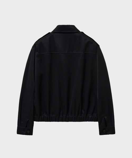 Куртка-бомбер из экокожи (Black)