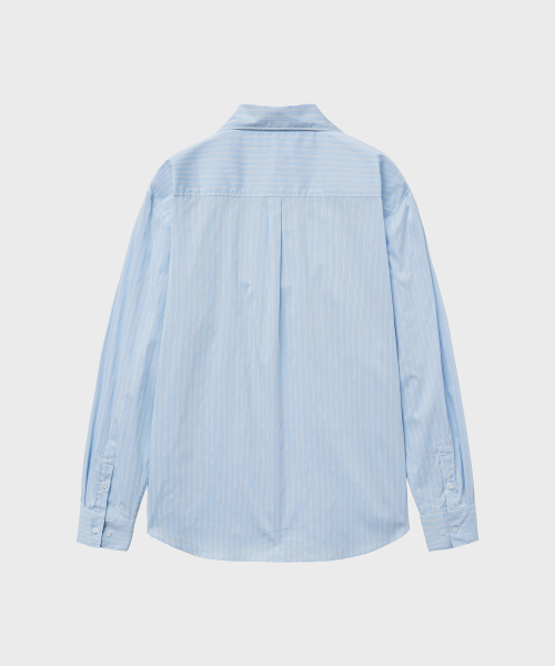 JACQUARD STRIPE SHIRT (BLUE)