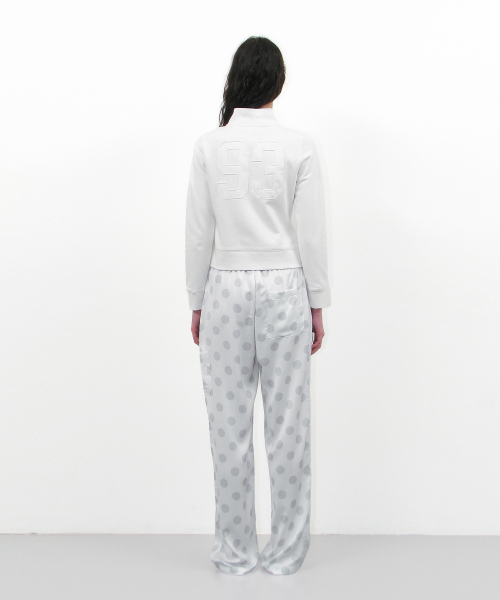 Асимметричная трековая зипка Cutoff 93_Off White