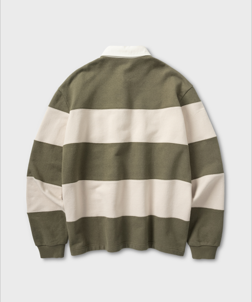 Буклированная футболка регби (Khaki)