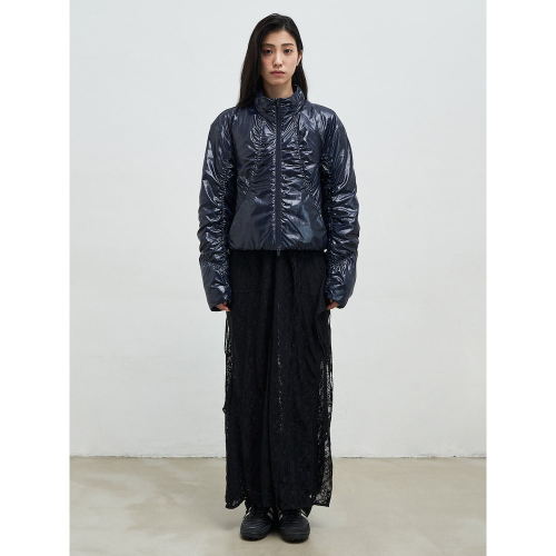 Curved Line Jacket темносиний