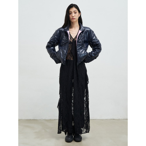 Curved Line Jacket темносиний