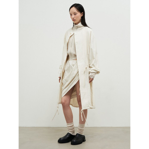 Wonderer Wrinkle Trench пальто айвори