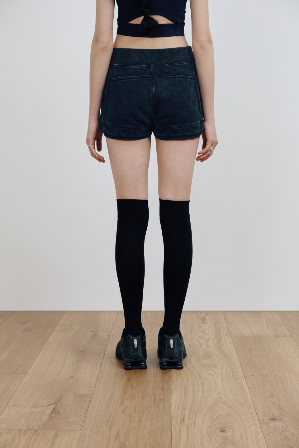 미스치프(MISCHIEF) MICRO WASHED SHORT_WASHED BLACK - 사이즈 & 후기