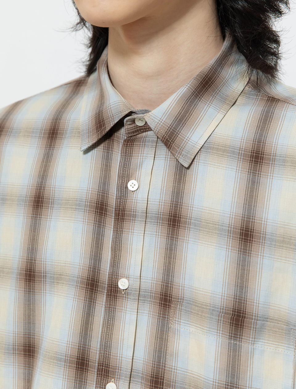 ★MUSINSA STANDARD★ Relaxed Ombre Check Shirt 2 Brown Beige MUSINSA | MUSINSA STANDARD Relaxed Ombre Check Shirt 2