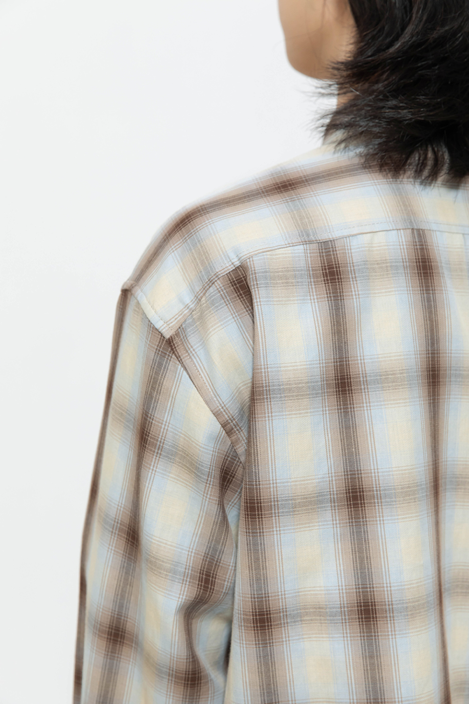 ★MUSINSA STANDARD★ Relaxed Ombre Plaid Check Shirt Black R MUSINSA | MUSINSA STANDARD Relaxed Ombre Plaid Check Shirt