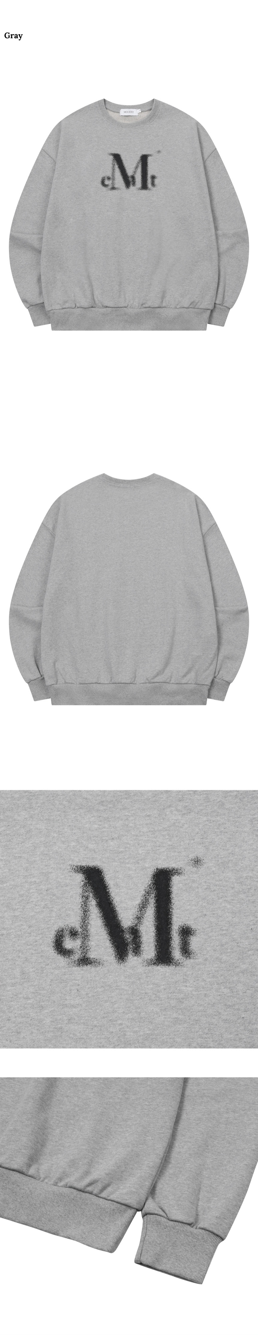 ★MUCENT★ Spray Logo Signature Man to Man Unisex 4 Colors MUSINSA | MUCENT Spray Logo Signature Man to Man Unisex (4