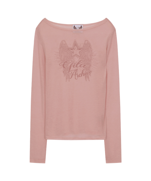 STAR WING SHEER LONG SLEEVE_PK