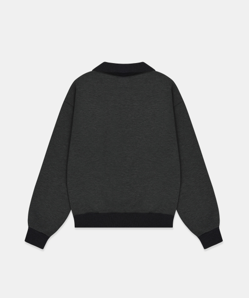 Флисовый полузип-водолазка, Charcoal Melange