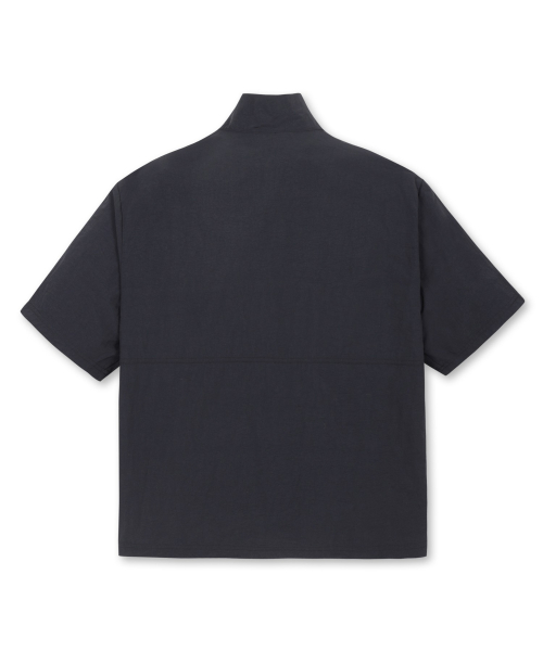 Woven Half Zip Anorak_G4UAM25221BKX