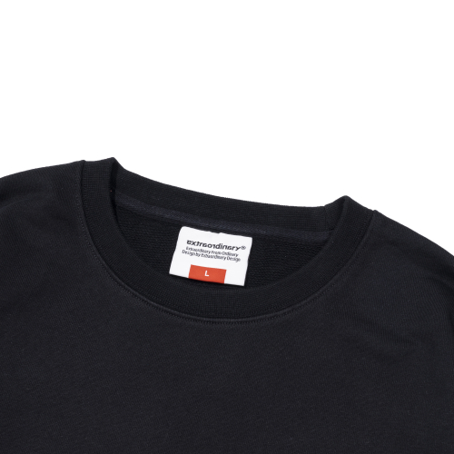 EX LOGO CREWNECK BLACK