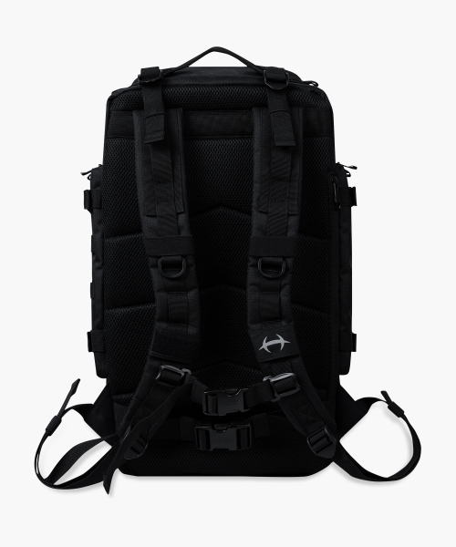 Gym Three Pocket Cordura Backpack Чёрный