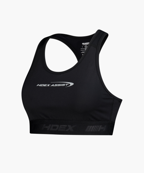 Женский спортивный топ-бра Assist (Black)