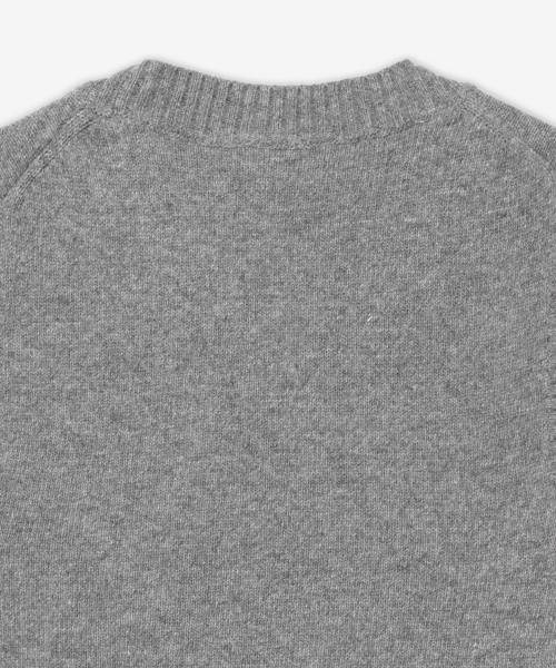 Шерстяной жилет с графикой — Frost Grey / K2308523
