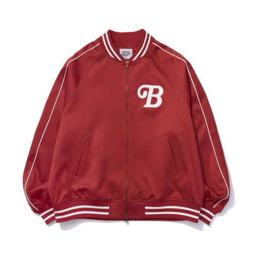B.S.C SOUVENIR SATIN JACKET RED