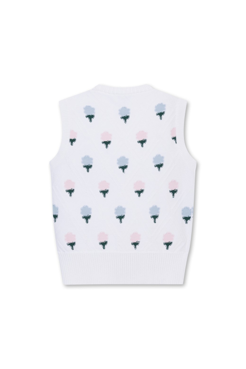 Women Flower Embroidery Трикотаж Vest_WWWAS25101WHX