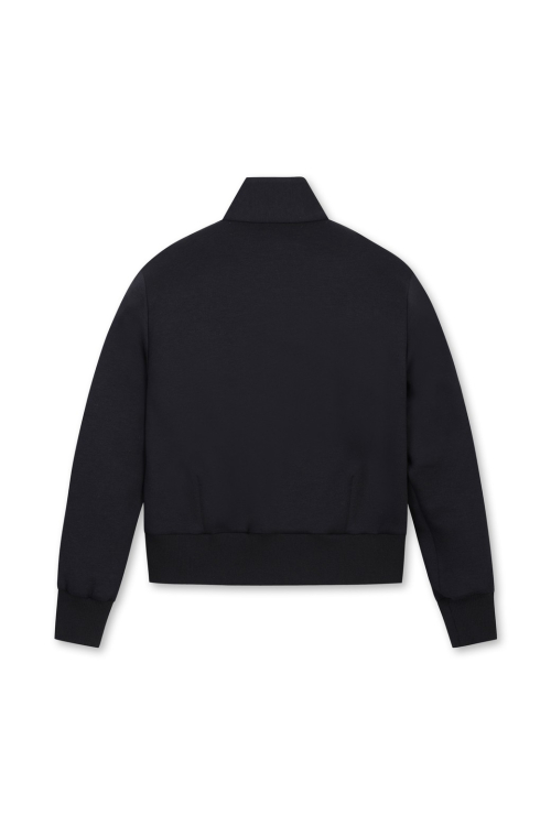 Women Pressed logo point jersey Jacket_WWUAS25101BKX
