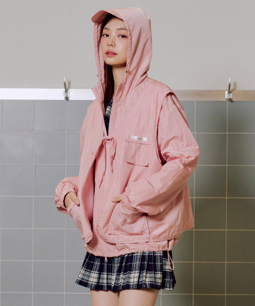 Комплект с ветровкой Mave Pink