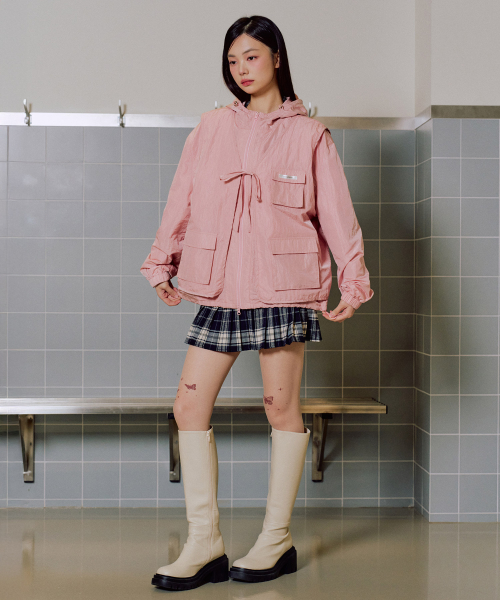 Комплект с ветровкой Mave Pink