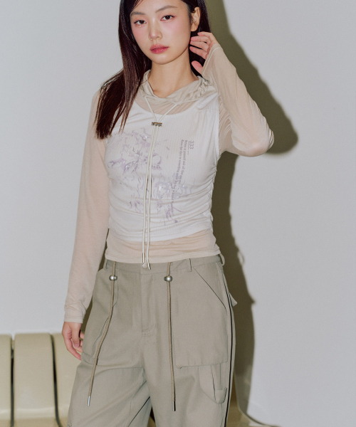Брюки карго Hikaru [KHAKI]