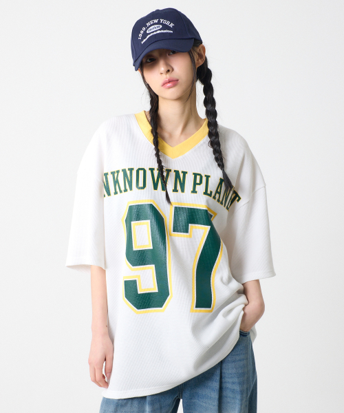 Регбийка V-neck Planet White