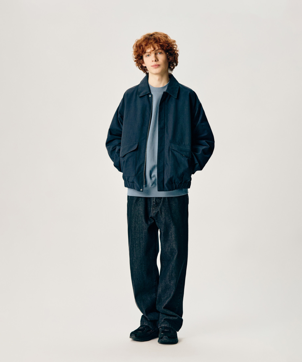 MUSINSA | ESPIONAGE Cliff Relaxed Denim Pants Light Indigo