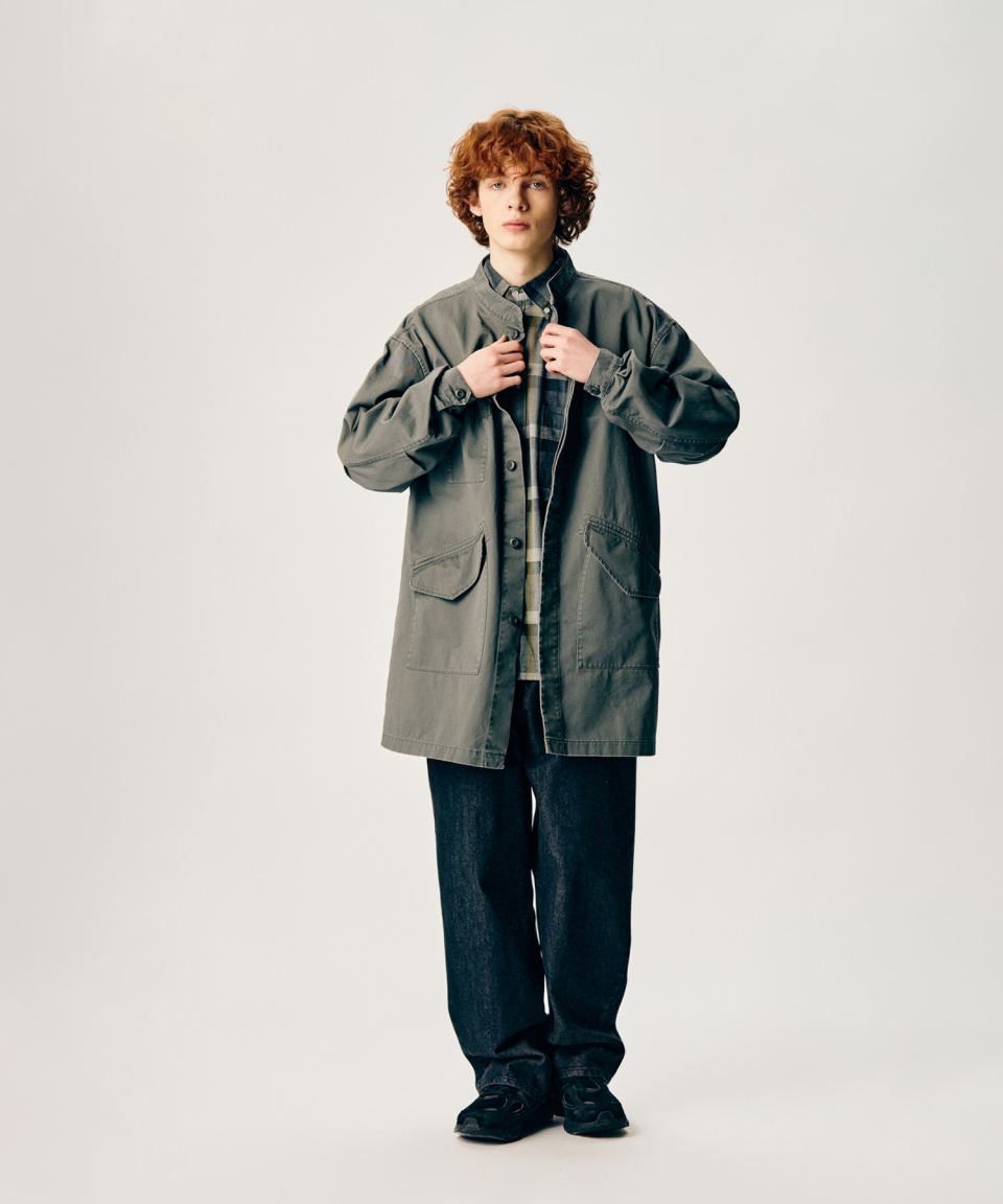 MUSINSA | ESPIONAGE Cliff Relaxed Denim Pants Light Indigo