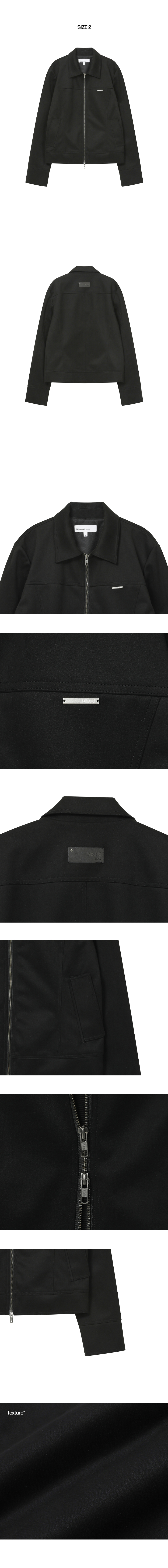 미세키서울(MISEKI SEOUL) Suede zip-up jacket BLACK - 사이즈