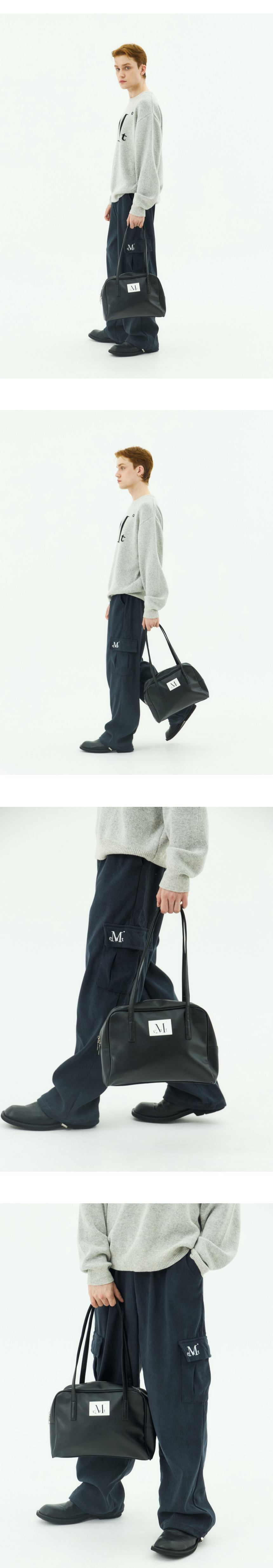 ★MUCENT★ Tiv leather shoulder bag unisex 2 colors TIVE LEATHER SHOULDER BAG UNISEX (2COLOR) - MUCENT | 60
