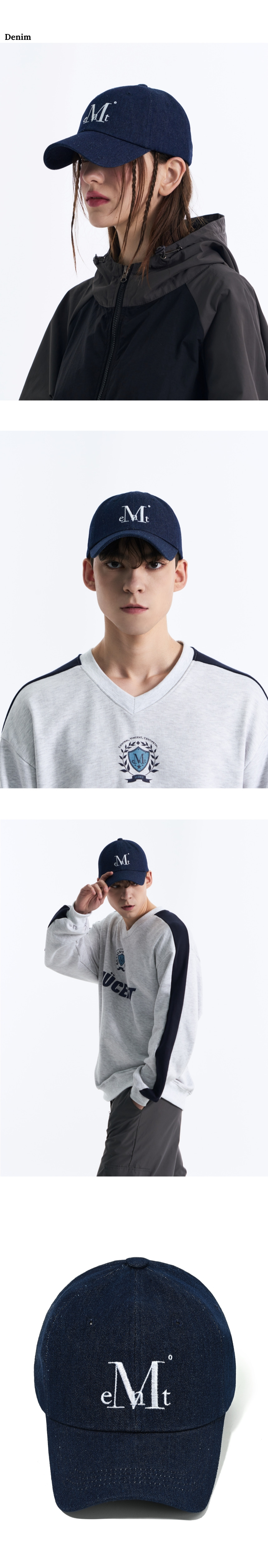 ☆MUCENT☆ Signature Ball Cap Sapphire Blue MUCENT Signature ball cap sapphire blue (MUCENT/キャップ